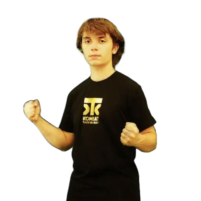 Kombat TKD T-Shirt (Gold Foil)